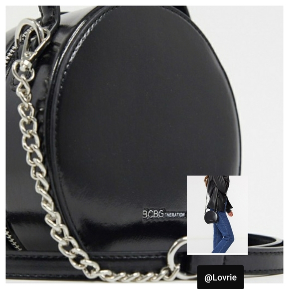 NEW! BCBGeneration Mini Crossbody Black Purse - Picture 2 of 12